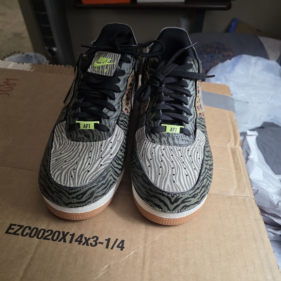 Nike Air Force 1/1 Animal Print Men\'s Patterned Athletic Shoes - Size 10m main image 7